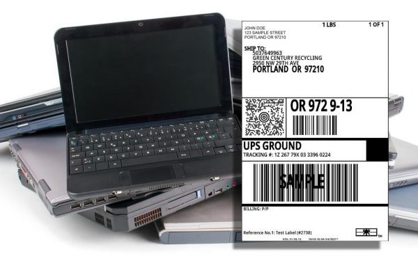 Shipping Label for Laptops 2