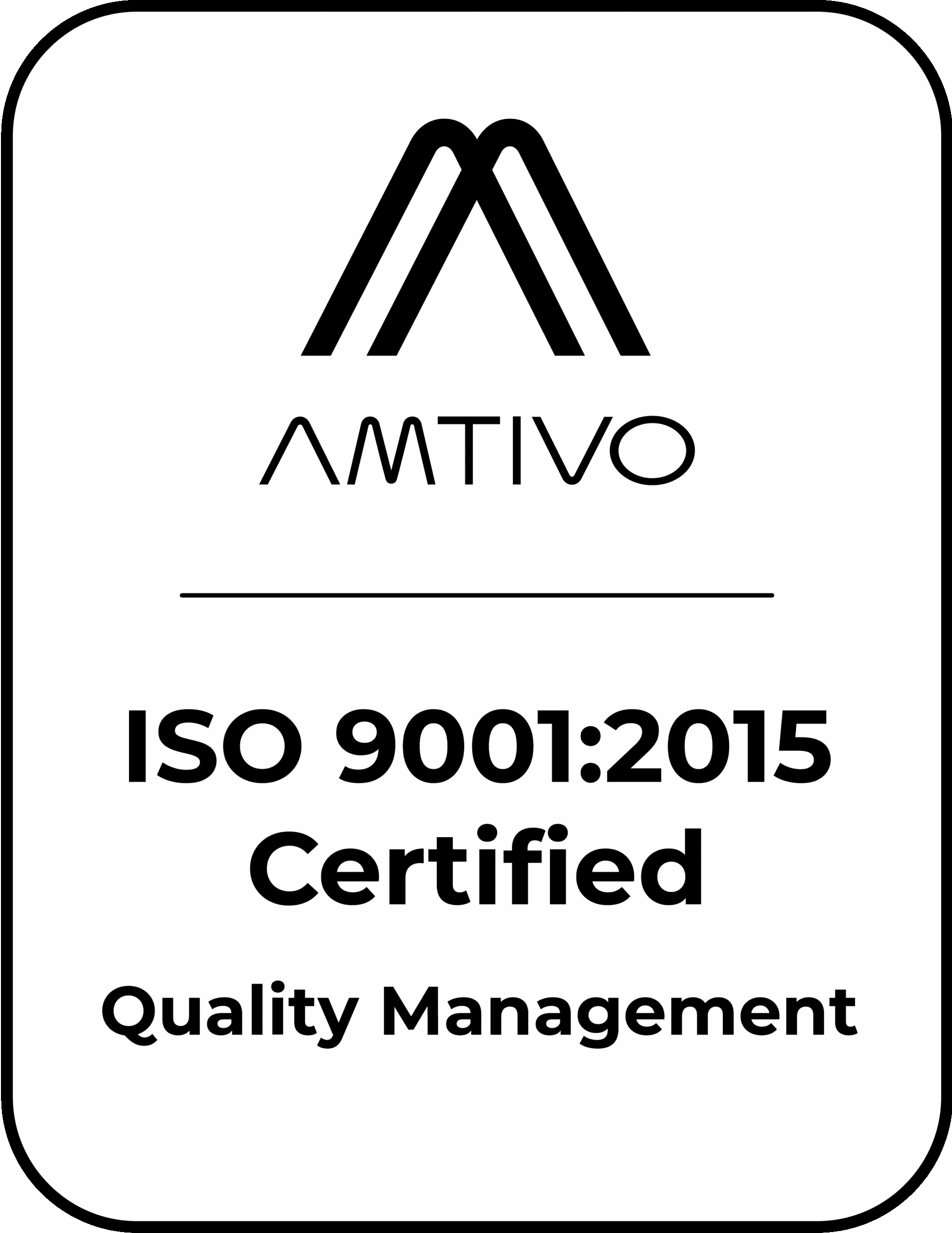ISO 9001 certification document