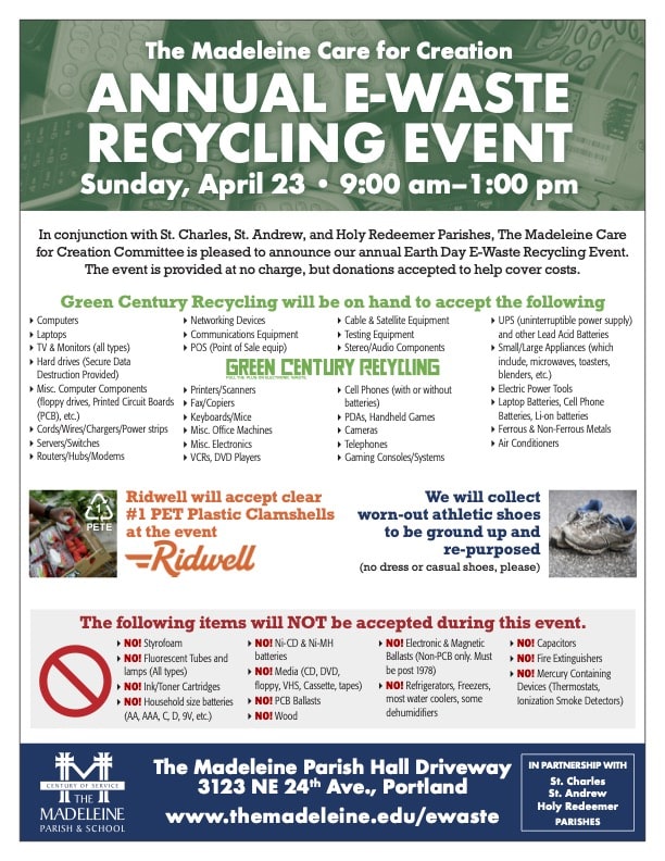 Earth Day Events 2023 - Green Century Recycling